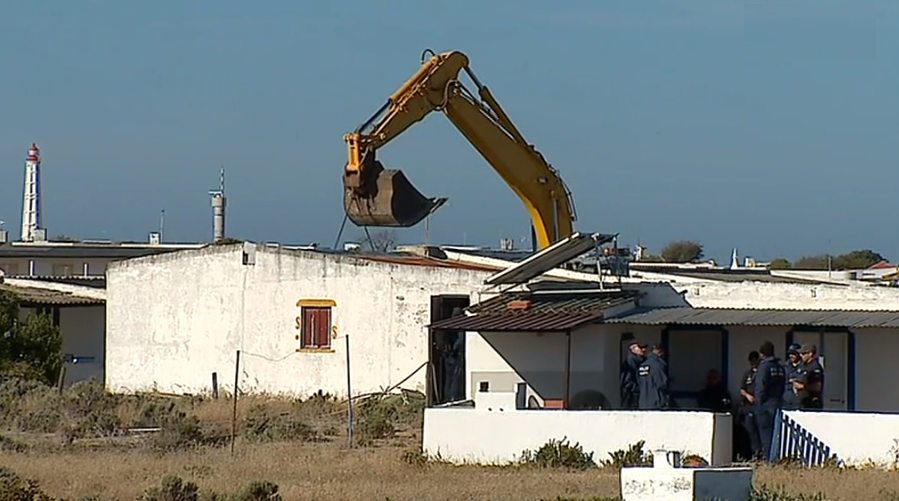 Demolições na Ilha da Culatra