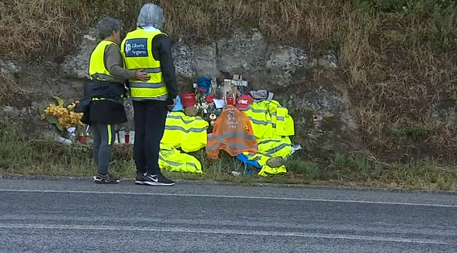 Homenagem de peregrinos