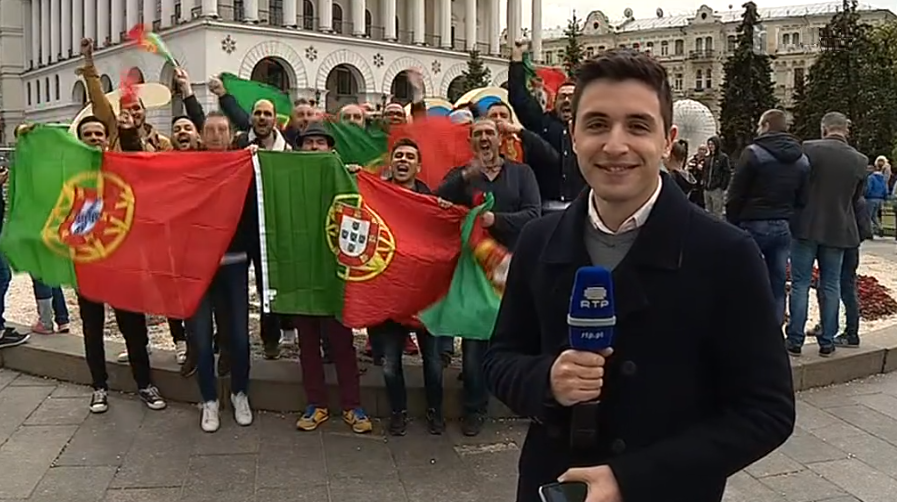 Apoio a Salvador Sobral em Kiev