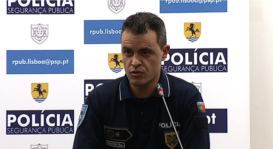 Operação de segurança no Marquês de Pombal