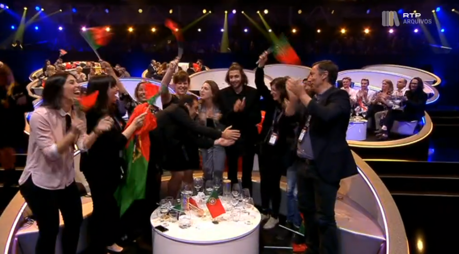 Salvador Sobral na final da Eurovisão