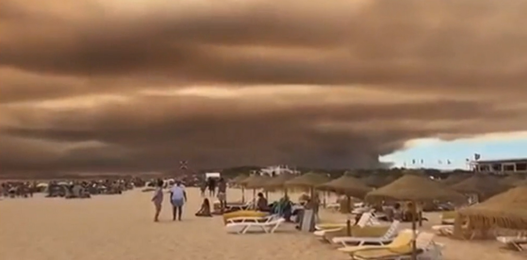 Fumo nas praias do Algarve