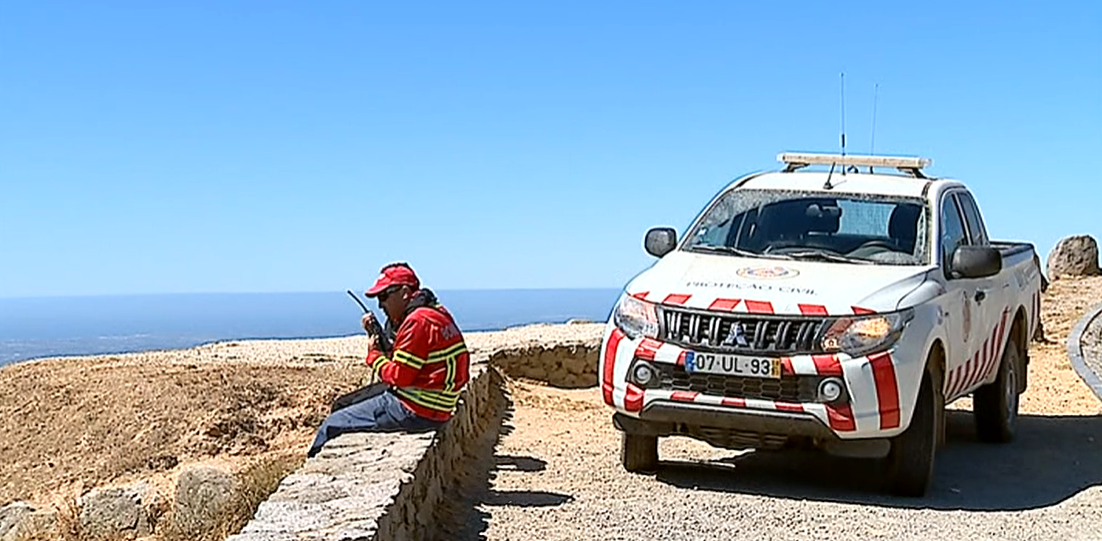 Combate ao incêndio na Serra de Monchique