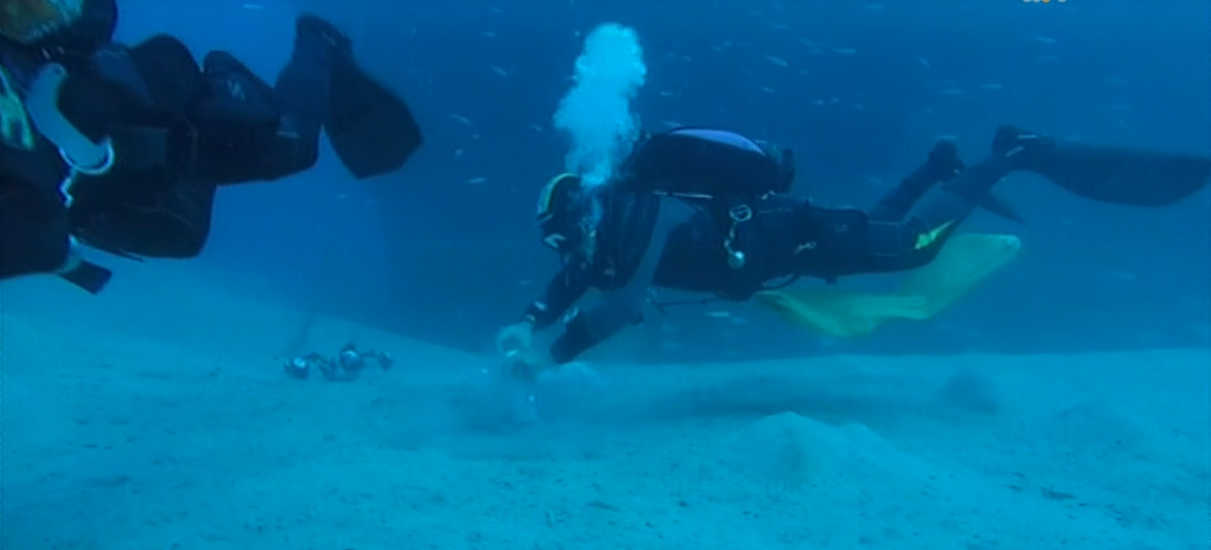 Corveta transformada em recife