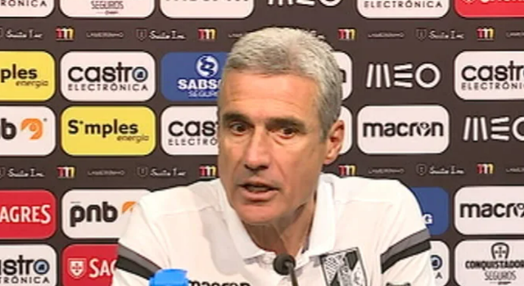 Declarações do treinador Luís Castro