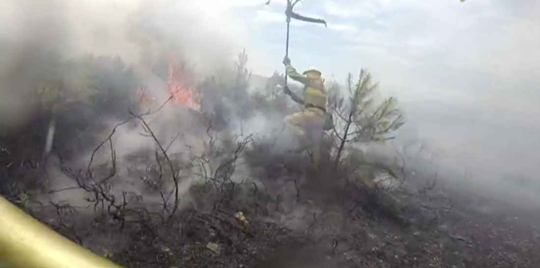 Militares da GNR feridos no incêndio de Mourão