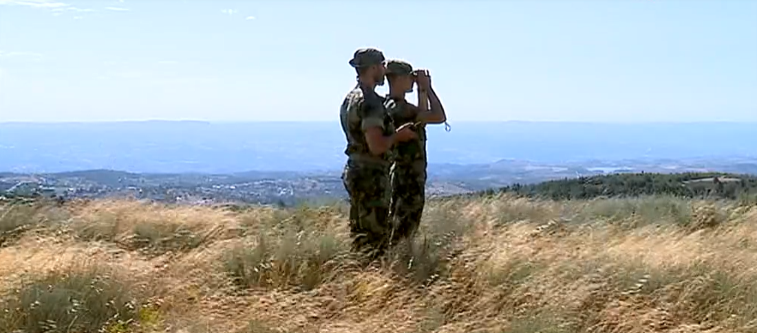 Militares na prevenção de incêndios