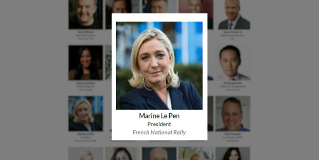 Web Summit  convida Marine Le Pen