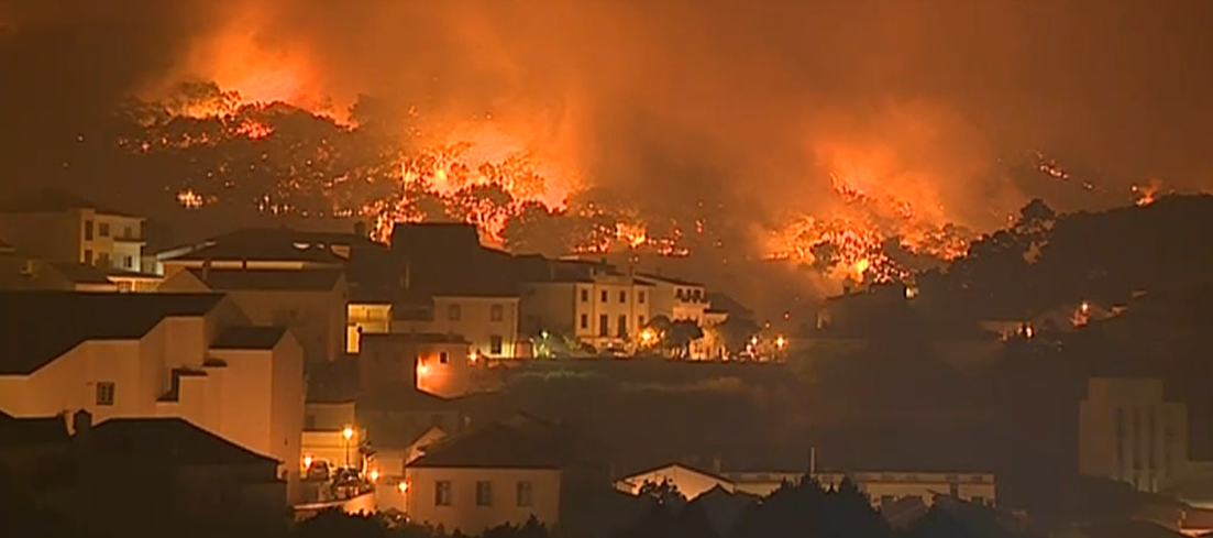 Prejuízos em Monchique
