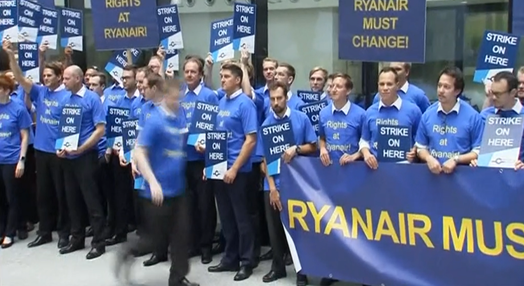 Greve na Ryanair