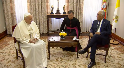 Encontro entre António Costa e o Papa Francisco
