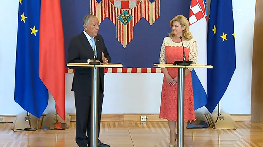 Marcelo Rebelo de Sousa na Croácia