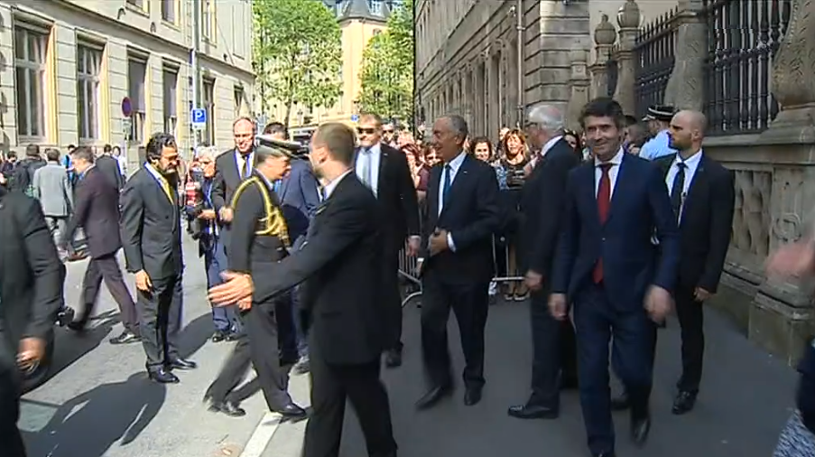 Marcelo Rebelo de Sousa no Luxemburgo