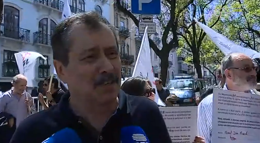 Manifestação dos professores