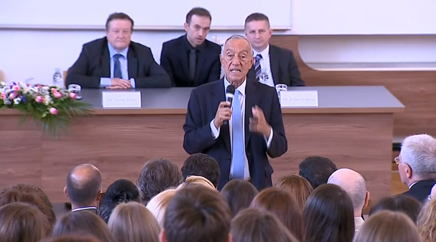 Marcelo Rebelo de Sousa na Croácia