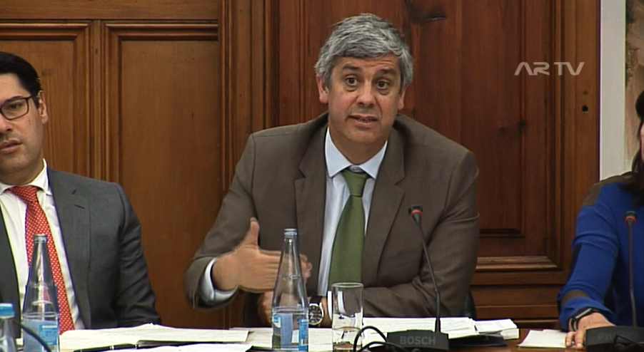 Mário Centeno na Comissão de Orçamento e Finanças