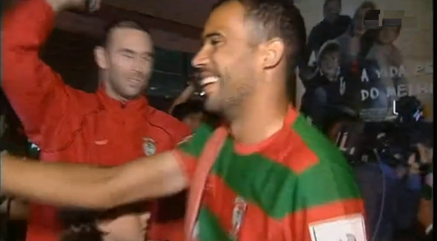 Chegada do Marítimo ao aeroporto do Funchal