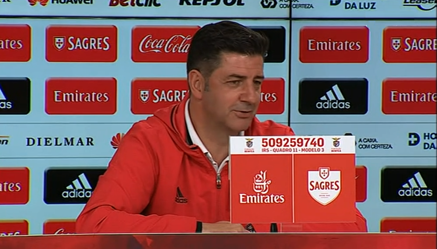 Futebol: declarações de Rui Vitória