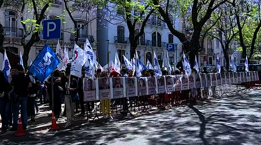 Manifestação dos professores