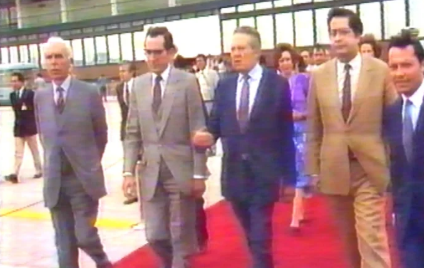 Partida de António Ramalho Eanes para a China