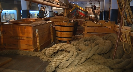 Exposição de barcos de pesca de bacalhau em Ílhavo