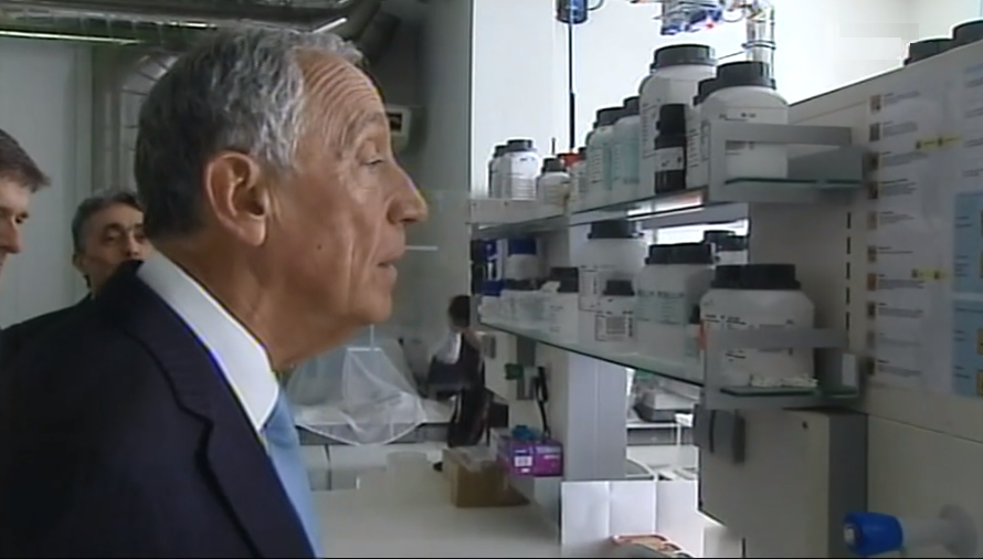 Marcelo Rebelo de Sousa na Ilha do Faial