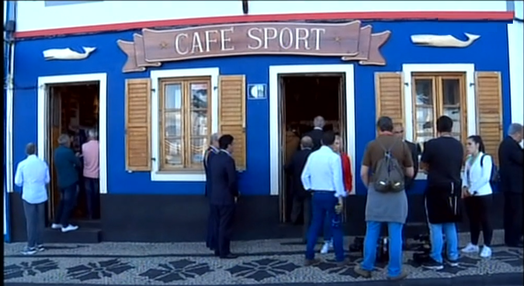 Marcelo Rebelo de Sousa no “Peter Sport Café”