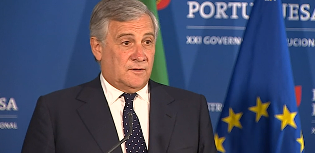 Tajani em  Portugal