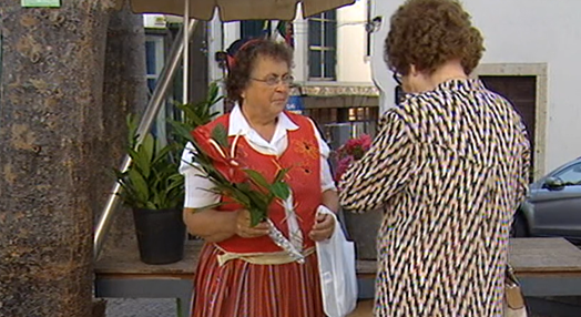 Venda de flores no Funchal