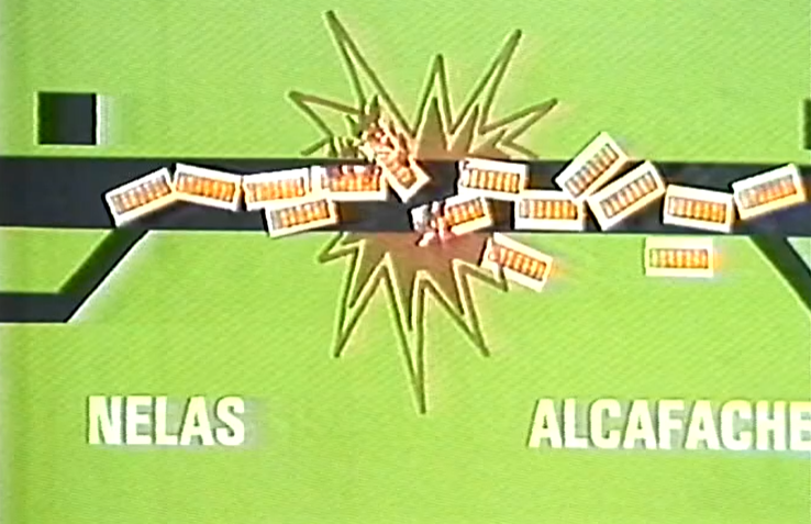 Reconstituição do acidente ferroviário de Alcafache