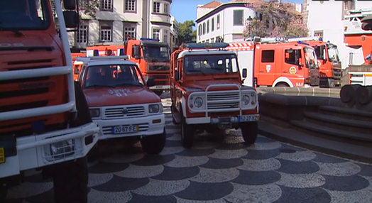 Cerimónia dos 130 anos dos bombeiros sapadores do Funchal
