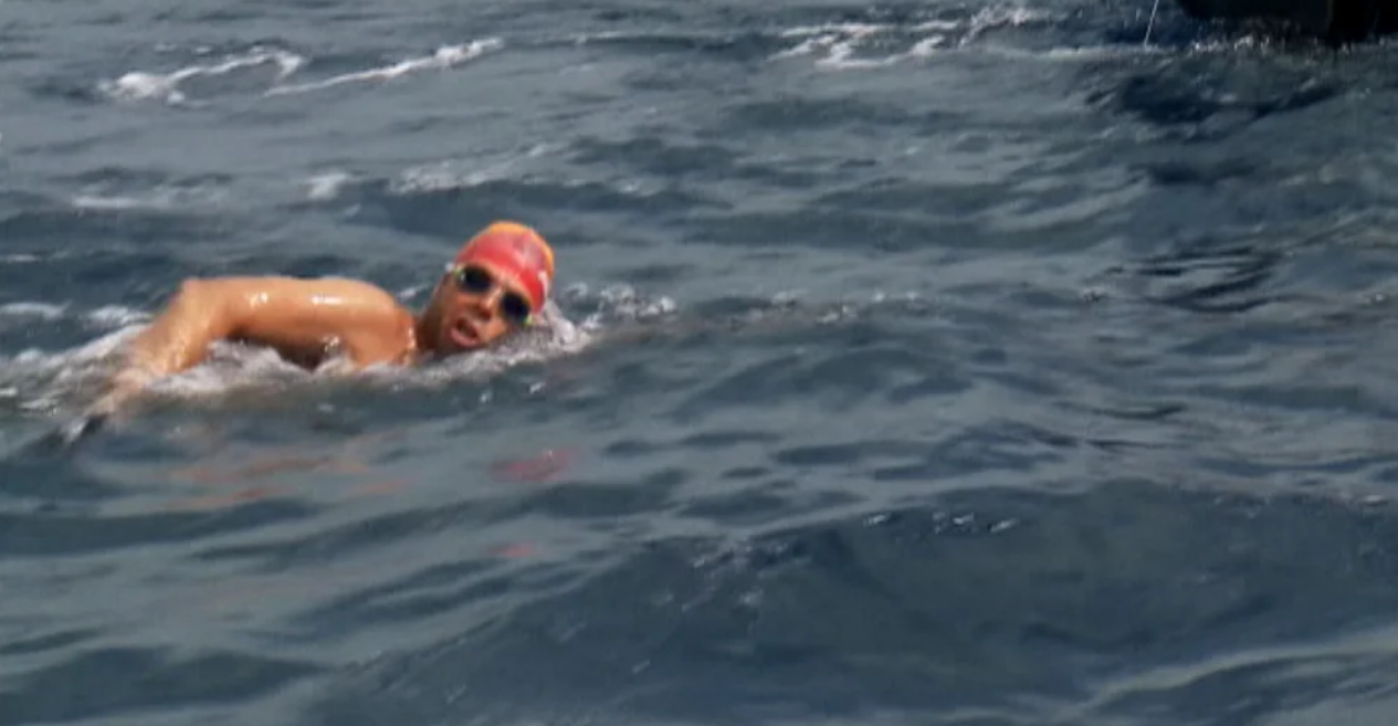 Travessia a nado entre Ilhas nos Açores