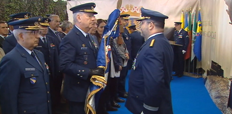 Rendição do comando da estação de radar nº4 da Força Aérea Portuguesa