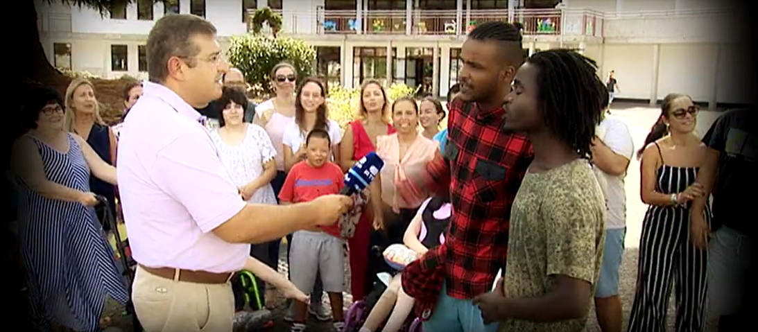 Gravação videoclip Rapper