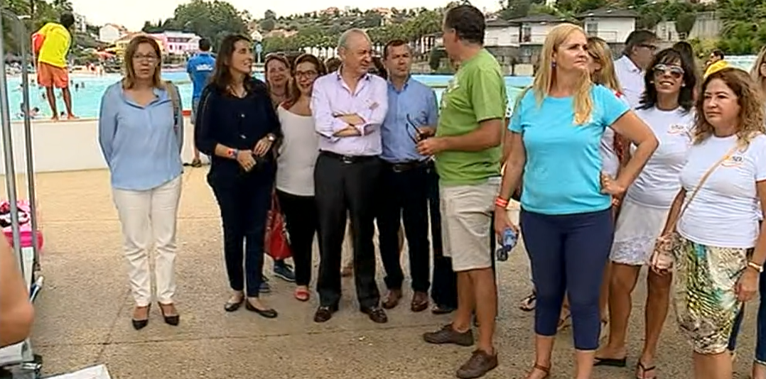 Visita de Rui Rio à praia das Rocas