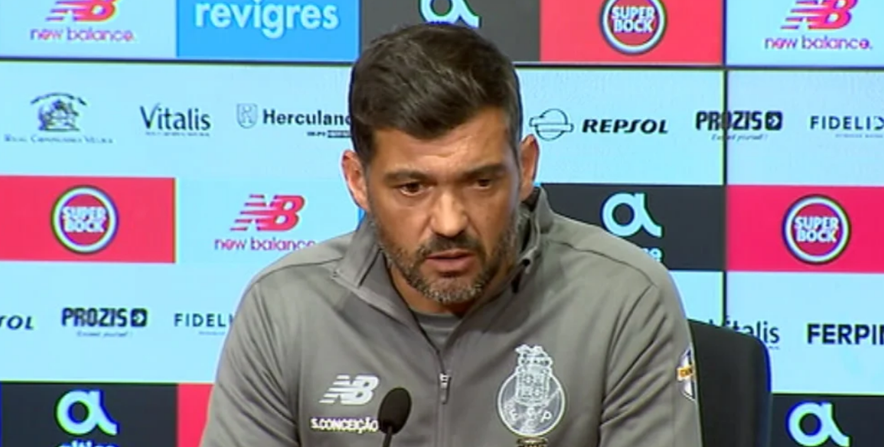 Futebol: conferência de imprensa de Sérgio Conceição