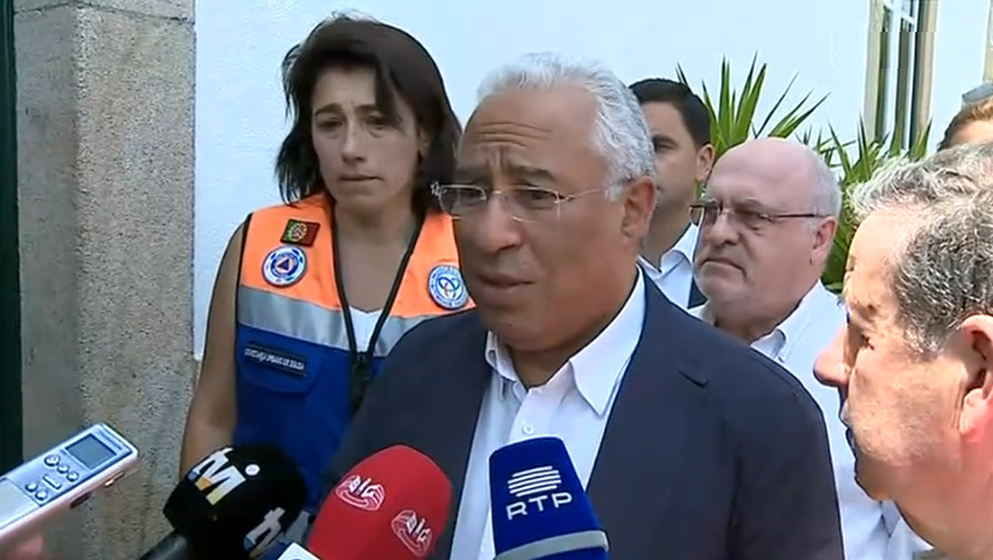 António Costa sobre a tragédia de Pedrógão Grande