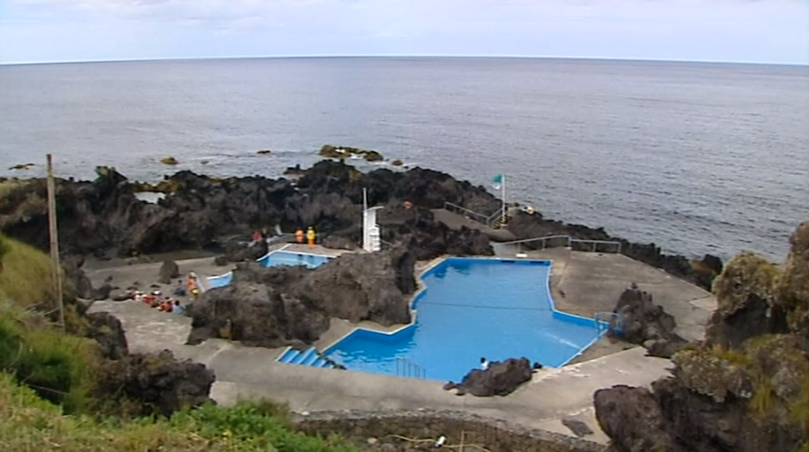 Ilha do Faial com Bandeira Azul