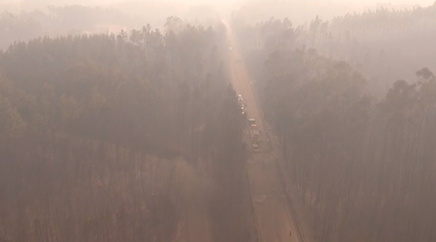 Drone RTP em Pedrógão Grande