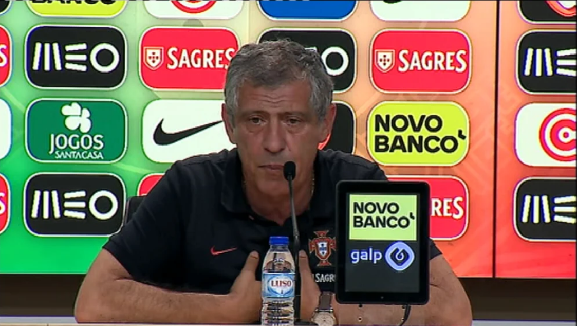 Futebol: treino da Seleção Nacional