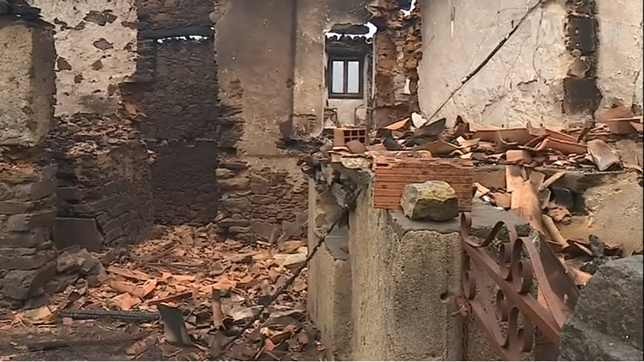 Aldeia da Figueira destruída pelo incêndio