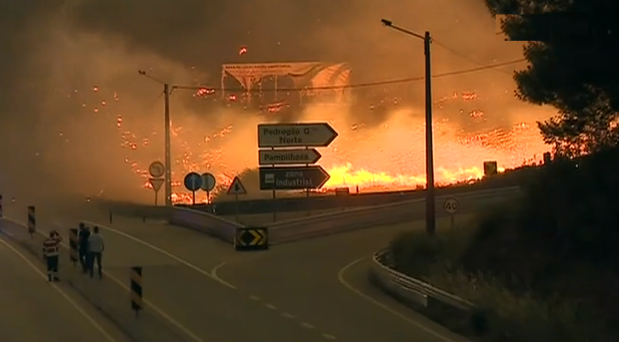 Momentos de pânico no incêndio de Pedrógão Grande