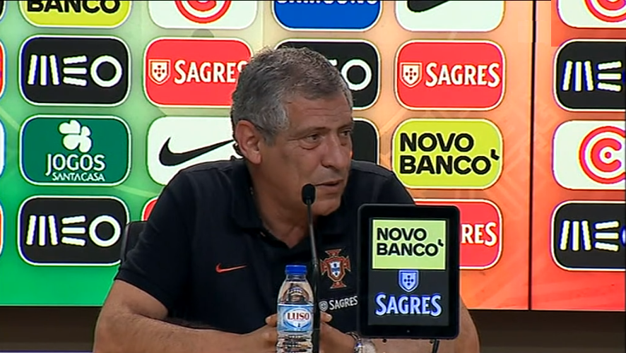 Futebol: Treino da Seleção Nacional