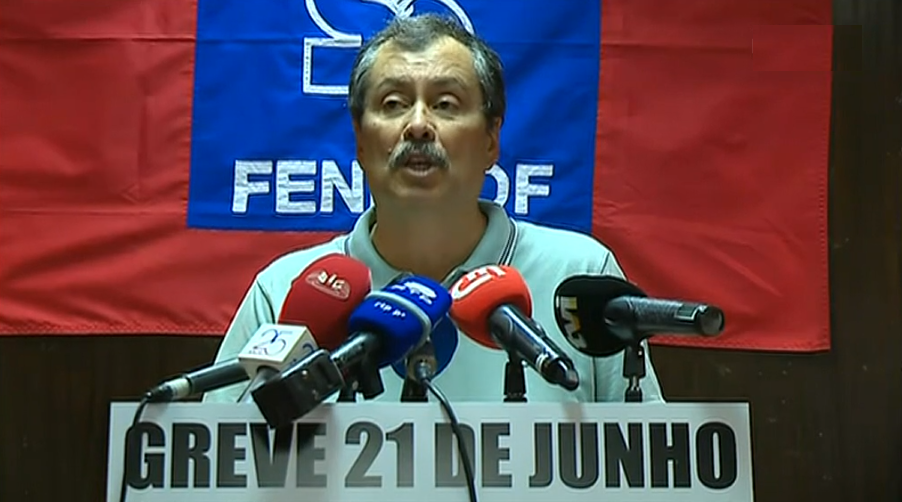 Conferência de imprensa de Mário Nogueira