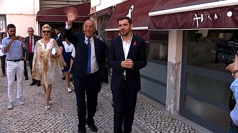 Marcelo Rebelo de Sousa na “Abraço”