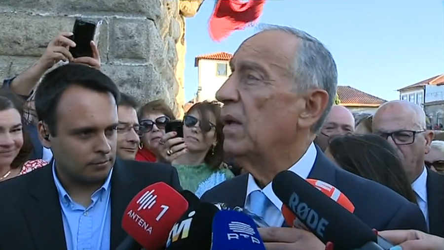Marcelo Rebelo de Sousa em Vila do Conde