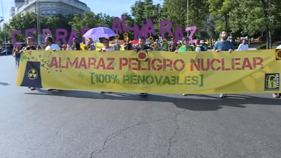 Manifestação pelo encerramento das centrais nucleares