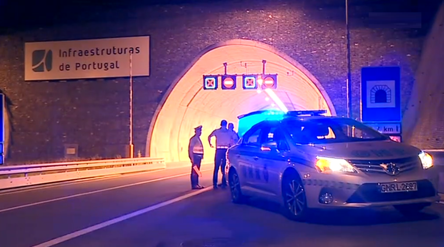 Incêndio no Túnel do Marão