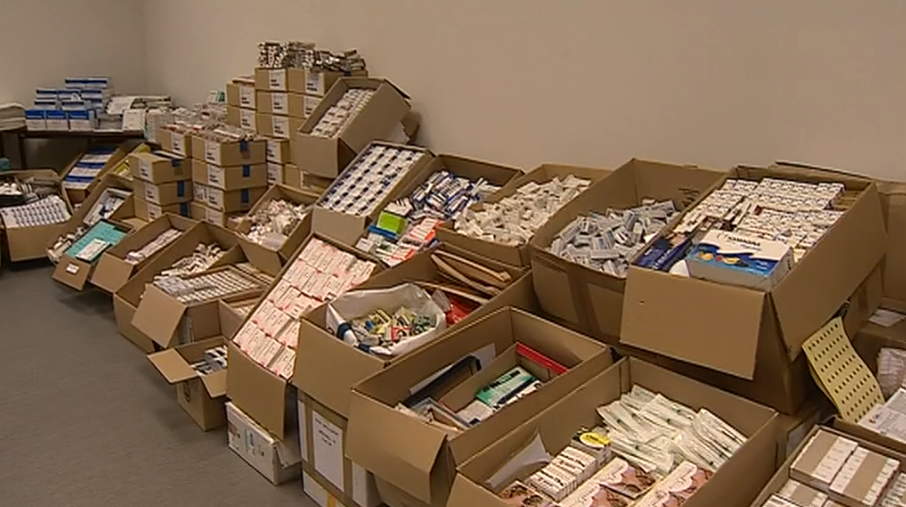 Apreensão de medicamentos falsificados