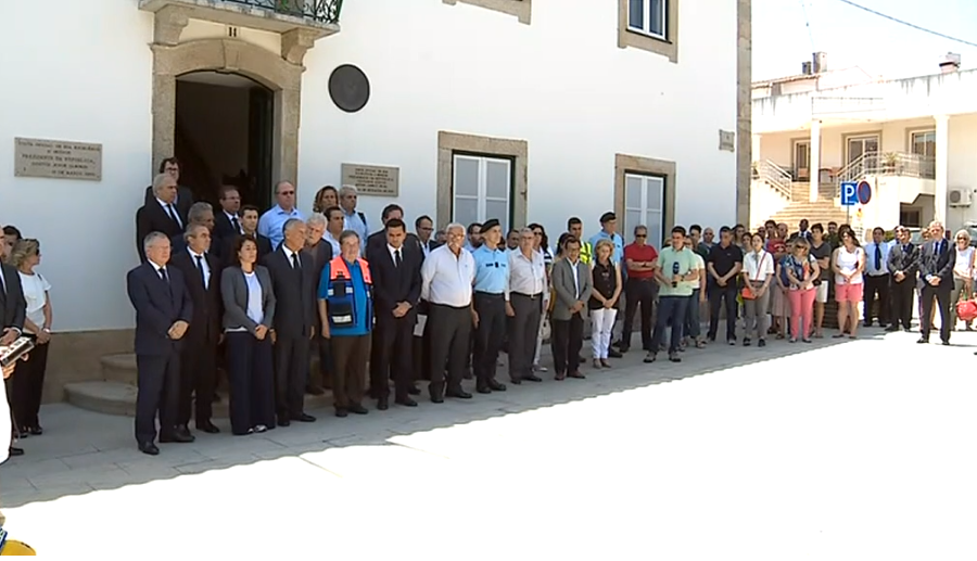 Minuto de silêncio pelas vítimas de Pedrógão Grande